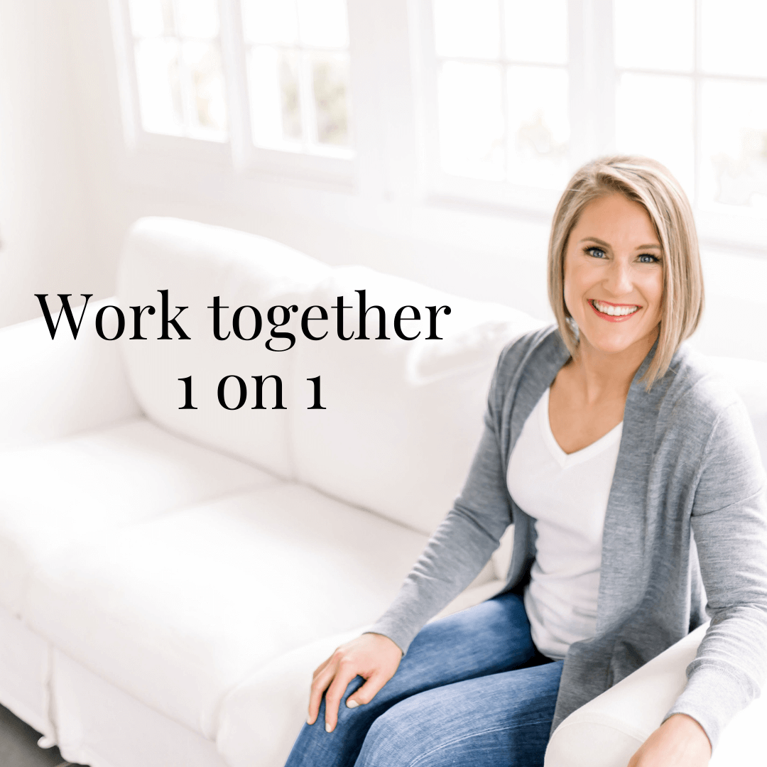 Learn More About Working Together 1 on 1 Here